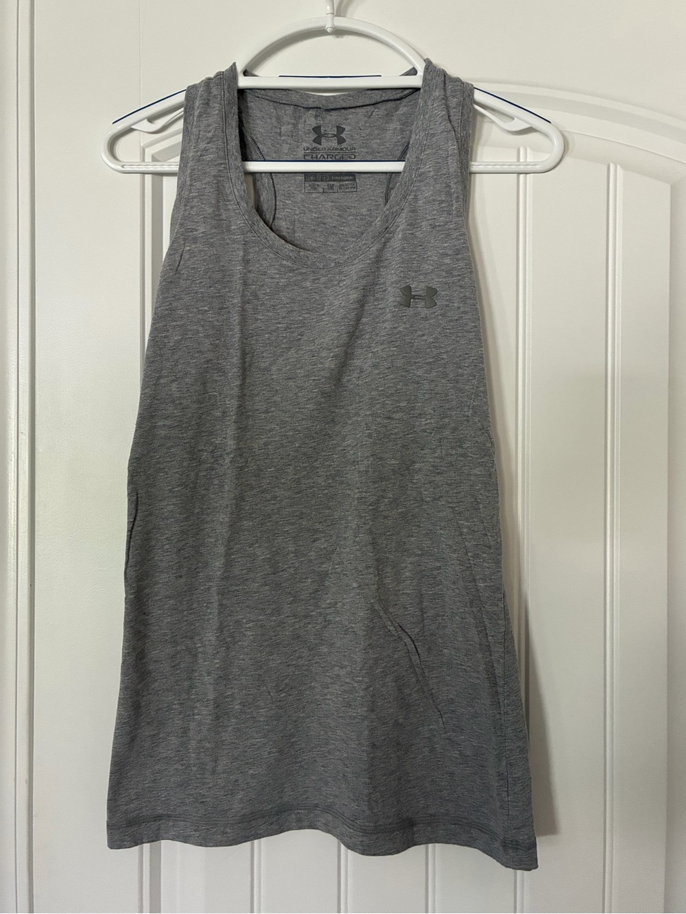Under Armour Heather Gray Graphic Performance Tee